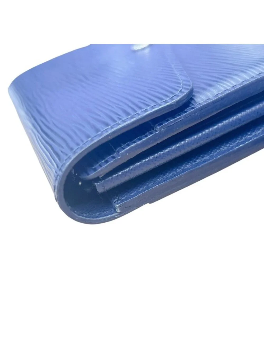 Louis Vuitton Epi Wallet Portefeuille Sarah Indigo Blue